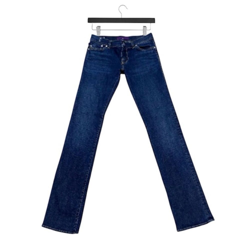 Victoria Beckham DVB Straight Leg Premium Denim Jeans 26x34 LNWO Tags - Picture 3 of 13